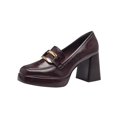 Image of Tamaris Women&#039; 1 24443 43 Loafer, Merlot, 5 UK