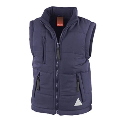Image of Result RE88J Ultra Padded Bodywarmer Navy, Large/Size 9/10