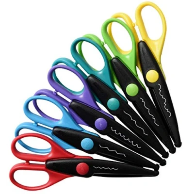 Image of Zink 6 Colorful Decorative Edge Scissor Set for Photo Projects