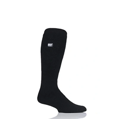 Image of 1 Pair Black 1.6 TOG Lite Long Knee High Socks Men&#039;s 6 11 Mens Heat Holders