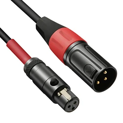 Image of JOMLEY Mini XLR to Cable, 3 Pin Female (TA3F) Regular Male Pro Lavalier Microphone Cable 3.3 ft