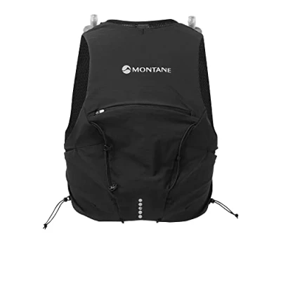 Image of Montane Gecko VP 5+ Black Running Backpack Lightweight, Waterproof, Size L for Trail &amp; Ultra