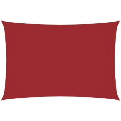 Image of vidaXL Sunshade Sail Oxford Fabric Rectangular 2.5x4.5 m Red