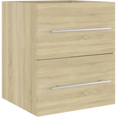 Image of vidaXL Sink Cabinet Sonoma Oak 41x38.5x48 cm Engineered Wood