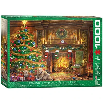 Image of EuroGraphics 6000 0974 Davison Festive Labs Puzzle (1000 Pieces) Does not apply Jigsaw