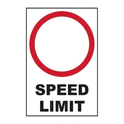 Image of Speed Limit Blank Sign, 400mm x 600mm, 3mm Foamed PVC Board