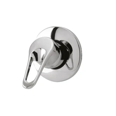 Image of Round Concealed Or Exposed Manual Shower Valve (1 Outlet) Chrome