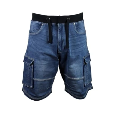 Image of KAM Big &amp; Tall Light Denim Shorts Men&#039;s