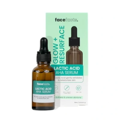 Image of Face Facts Moisturising Facial Serum Glowing and Even Skin Lactic Acid 30ml