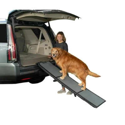 Image of Pet Gear PG9300DR Tri fold Ramp, Black/Grey, X Large