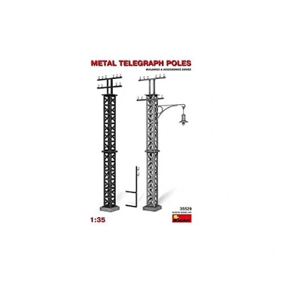 Image of Miniart 1:35 Metal Telegraph Poles