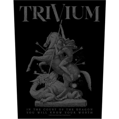 Image of Trivium In The Court Of Dragon Patch (One Size) (Black/Grey)