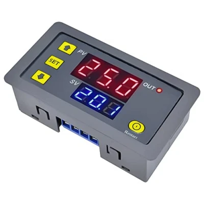 Image of iHaospace Timer Relay,DC 12V 10A Programmable Digital Time Cycle Delay Switch Module 1500W ON Off Control 0 999 Second Min Hour LED Display