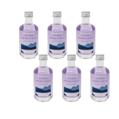 Image of Love the Lakes Parma Violet Shimmer Gin Liqueur, 20% ABV (6 x 5cl)