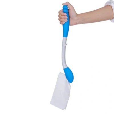 Image of QITHRAN Toilet Aid for Wiping Folding Comfort Wipe Self Assist Limited Mobility