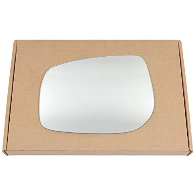 Image of Less4spares Wing Mirror Glass Left Compatible with Toyota Avensis 2006 2008 STICK ON Passenger Near Side Convex