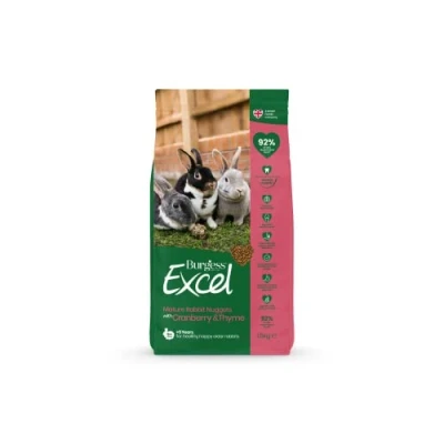 Image of Excel Mature Rabbit Cranberry &amp; Thyme Food, 1.5 kg, Green