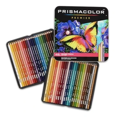 Image of Sanford Prismacolor Premier Colored Pencils, Pack of 48, Multi Colour