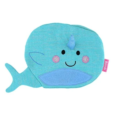 Image of Bomb Cosmetics Noah The Narwhale Microwaveable Herbal Knitted Body Warmer Hot Pack, 800 g