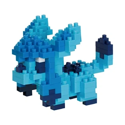 Image of nanoblock NBPM 072 Pokemon Glaceon Givrali Glaziola Multi coloured