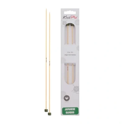 Image of KnitPro Bamboo Single Pointed Needles 25cm 2.00mm 3pcs