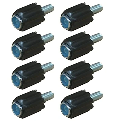 Image of Lotatheta 8 pcs M5 Index Derailleur Shift Cable Stops with Downtube Barrel Adjusters Bolts for Cycling Road MTB Bike