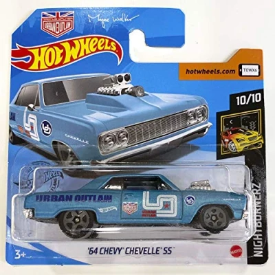 Image of Hot Wheels &#039;64 Chevy Chevelle SS Night Burnerz 10/10 2020 (247/250) Short card