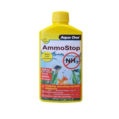 Image of Aqua One AmmoStop Aquarium Ammonia Detoxifier (300ml)