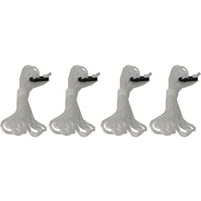 Image of Savage Island Guy Rope 4 Pack 2.4 Metres Ropes Lines With Runners Tent Camping (2.4m, White)
