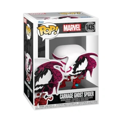 Image of Funko Pop! Marvel: Carnageized Ghost Spider Marvel Comics Collectable Vinyl Figure Gift Idea Official Merchandise Toys for Kids &amp; Adults Comic Books Fans Model Collectors