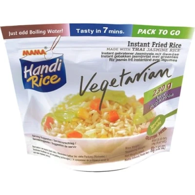 Image of MAMA Instant Rice Vegetarian, 80 g Pack of 10