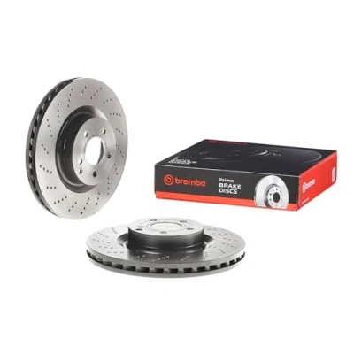 Image of 0004211412, 2074210012, A0004211412, A2074210012 Brake DISC BREMBO Coated LINE 09.B746.61 344mm 32mm 5 perforated/vented High carbon