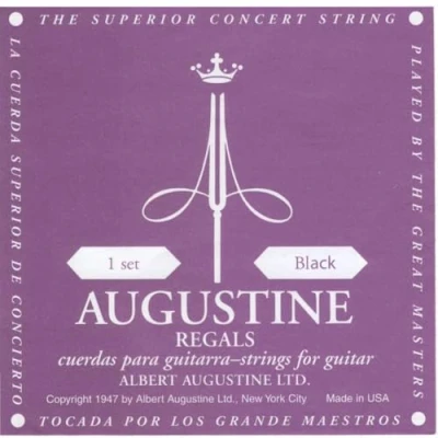Image of Augustine 650507&quot;Regals Label&quot; Classical Guitar String Kit Black light