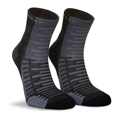 Image of Hilly, Active Anklet Min Cushioning, Black/Grey, Size XL