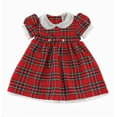Image of BRAW CLANS TARTANS Royal Stewart Kids Tartan Dress Belt Ties Made in UK Scottish Heritage Gift for Girls Size 18 Month