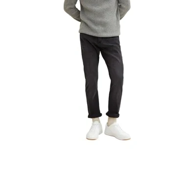 Image of TOM TAILOR Men&#039;s Troy Slim Jeans 1034663, 10240 Black Denim, 38W / 32L