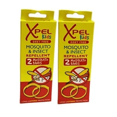 Image of Xpel Kids Mosquito &amp; Insect Repellent Wrist Bands (2 Packs) 2 Per Pack =4 by