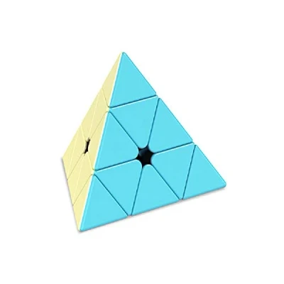 Image of FunnyGoo MoYu Cubing Classroom Mofangjiaoshi MFJS Meilong Pastel color Series 3x3 Pyraminx, Pyramid puzzle Cube Pyramix Triangle magic cubes