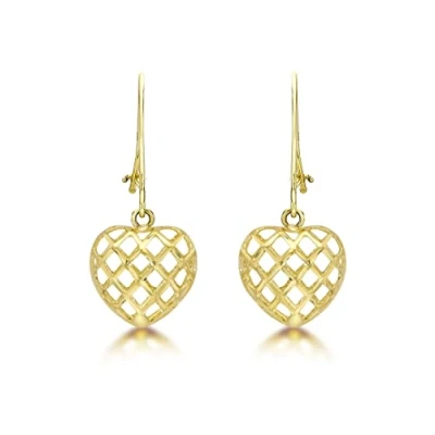 Image of Carissima Gold Women&#039;s 9ct Yellow Drop Earrings