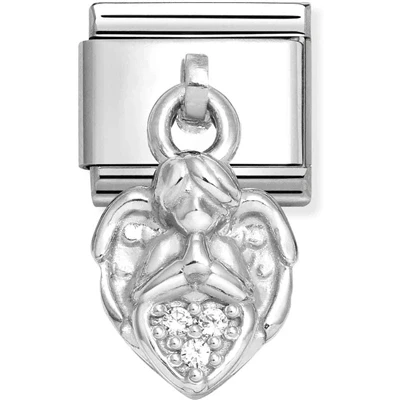 Image of Nomination Angel With Heart Charm