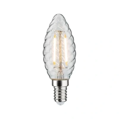 Image of Paulmann E14 2.6W 827 candle LED bulb turned clear