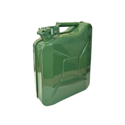 Image of Faithfull FAIAUJERRY10 10 Litre Metal Jerry Can UN App, GS TUV Certified Green