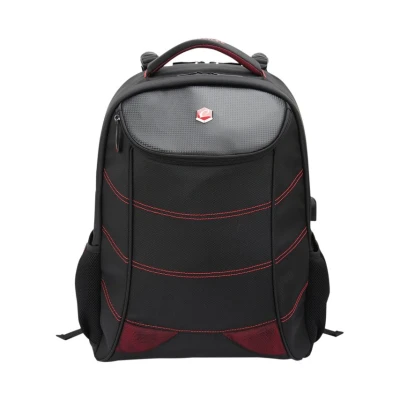 Image of BestLife 17 Inch Gaming Snake Eye Backpack with USB Connector Black