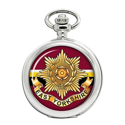 Image of Giftshop UK East Yorkshire Regiment, British Army Full Hunter Pocket Watch