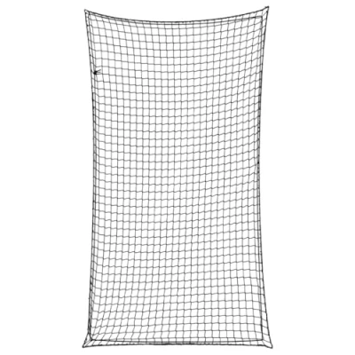 Image of vidaXL Trailer Net with Elastic Rope Black 4.5x2.5 m PP