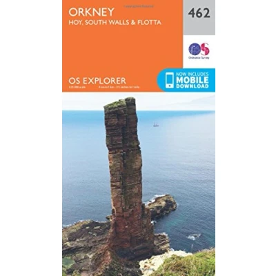 Image of Explorer 462 Orkney Map With Digital Version