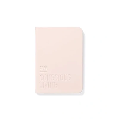 Image of Letts of London Conscious A6 week to view 2025 diary rosewater