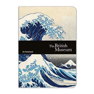 Image of The British Museum Hokusai &#039;The Wave&#039; A5 Notebook (14.8 x 21 cm)
