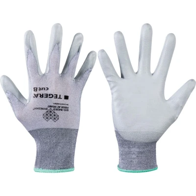 Image of Ejendals 909 Tegera PU Palm Dipped Glove Grey Size 6