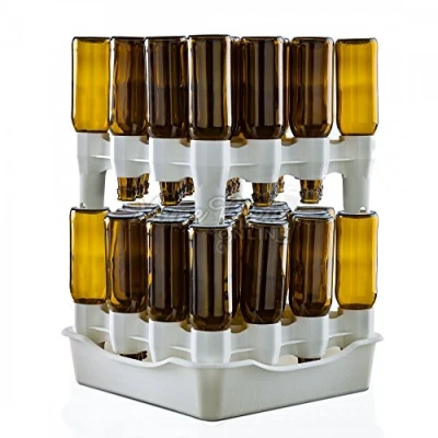 Image of Home Brew Online Easy Bottle Drainer Drip Tray &amp; 2 Racks
